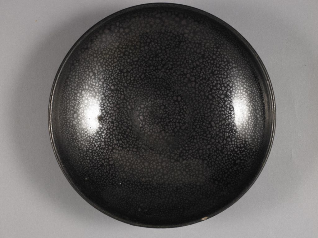 图片[2]-Black glaze oil drop glaze plate-China Archive